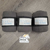 3 Thin Fleece Polos *gc, hairy, clumpy, stretched edges, hairy velcro, snag/threads