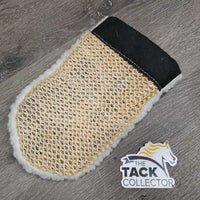 Fleece & Cactus Double Sided Grooming Mitt *gc, clean, hairy