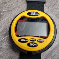 Ultimate Event Stopwatch, elastic wrist band, tin box, manual *vgc, NO Battery