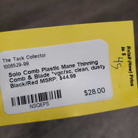 Plastic Mane Thinning Comb & Blade *vgc/xc, clean, dusty
