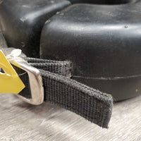 Shoe Boil Ring, hvy Nylon Strap *vgc/gc, mnr residue, dirt & chipped edges