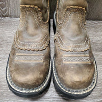 Short Western Boots *vgc/xc, clean, mnr dusty, toe scuffs, residue & rubs