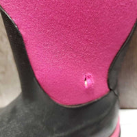 "Rugged II" CHILDRENS Tall Rubber - Muck Boots, box, form *gc, clean, snags, rips, big holes, punctures, hairy inside