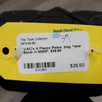 4 Fleece Polos, bag *new