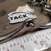 Curved Jointed SS Pelham Bit, Chain *gc, v.dirty, scuffs