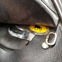 All Purpose, Black Country Black Cotton Cover, 2 Billet Guards, 2 Front Velcro Pencil Blocks, Front & Rear Gusset Panels, Wool Flocking, Flaps: 16"L x 14"W Serial #: 23983