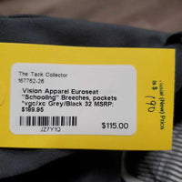 Euroseat "Schooling" Breeches, pockets *vgc/xc