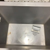 Plastic Grooming Box - Stool, 2 trays *gc, mnr dirt, stains, scratches, rubs & scrapes, NO clasp