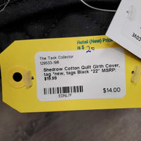 Cotton Quilt Girth Cover, tag *new, tags