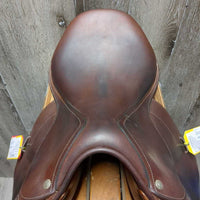 17.5 MW *5" Devoucoux Biarritz Close Contact, 2 Billet Guards, Green Devoucoux Cover, Med Front & Back Blocks, Foam Panels, Flaps: 13.5L x 13.25"W Serial #: 2561 10 ARCADE NORMAL EF 17.5 2A 3PC PX5 PX415 PX310