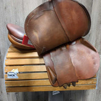 17.5 MW *5" Devoucoux Biarritz Close Contact, 2 Billet Guards, Green Devoucoux Cover, Med Front & Back Blocks, Foam Panels, Flaps: 13.5L x 13.25"W Serial #: 2561 10 ARCADE NORMAL EF 17.5 2A 3PC PX5 PX415 PX310