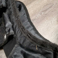 2 Tall Hind Shipping Boots *gc, clean, edges: rubs, frays & thin, mnr hairy velcro, scratches