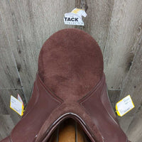 16.5 Adj *set XW *6.5" Schleese Obrigado Monoflap Dressage Saddle, Navy Schleese Cover, Wool Flocking, Shoulder Relief Panels, Rear Gusset Panels, Lg External Front Blocks, Flaps: 16"L x 10"W Serial #: B2 1 RW 16.5 M0640350424