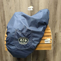 16.5 Adj *set XW *6.5" Schleese Obrigado Monoflap Dressage Saddle, Navy Schleese Cover, Wool Flocking, Shoulder Relief Panels, Rear Gusset Panels, Lg External Front Blocks, Flaps: 16"L x 10"W Serial #: B2 1 RW 16.5 M0640350424