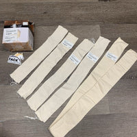 5 Pieces Leg "Socks" - Tendon Grip Protectors, box *like new, frayed ends, hairy