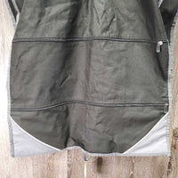 Nylon Garment Bag *gc, threads, mnr hairy, cracked/cracking lining. snags, slices
