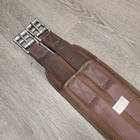 Memory Foam Girth, x2 els, D Ring *gc, mnr dirt, hair, rubs & pills, faded, stains