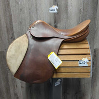 18" XW *6.5" Stubben Siegfried All Purpose Saddle, 2 Billet Guards, Wool Flocking, Long Front Pencil Roll, Flaps: 14.5" L x 12.75"W Serial #: 39422