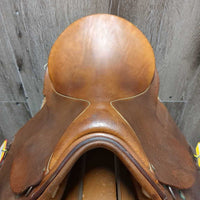 18" XW *6.5" Stubben Siegfried All Purpose Saddle, 2 Billet Guards, Wool Flocking, Long Front Pencil Roll, Flaps: 14.5" L x 12.75"W Serial #: 39422