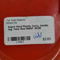 Hard Plastic Curry, handle, tag *new