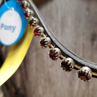 Monocrown Rsd/Padded Bridle, Fleece, Rubber Web Reins, Bling Browband *like new