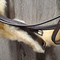 Monocrown Rsd/Padded Bridle, Fleece, Rubber Web Reins, Bling Browband *like new