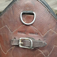 Belly Girth, 2x Els, Center D & Strap *vgc/gc, clean, scratches, scrapes & rubs, mnr faded, stretched strap