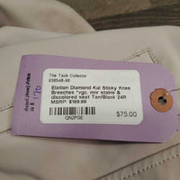 Sticky Knee Breeches *vgc, mnr stains & discolored seat