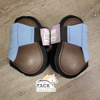 Open Front & Hind Boots, velcro *gc, clean & dirty, scrapes, stains, curled edges