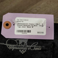 1 ONLY - 6 Pocket Neoprene Ice Boot - Wrap *vgc, clean