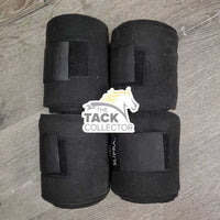 4 Fleece Polos, mesh bag *vgc, dirty edges