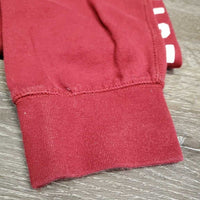 Sweat Pants "Equestrian", Drawstring Waist *gc, rubs & pills, faded