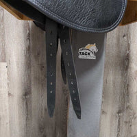 19" *5" MW Zaldi San Jorge Plana Dressage Saddle, Navy Zaldi Cotton Cover, Wool Flocking, Lg Exterior Front Blocks, Rear Gusset Panels, Flaps: 18"L x 11"W, Serial #: 922596 19" 32