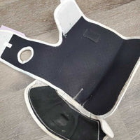 Closed Combo Skid Boot, velcro *gc, mnr stains, threads, dirt, hair, rubs, holey lining