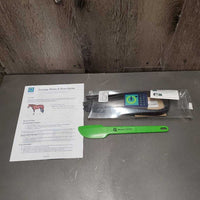 18" *Adjustable Encore EQ Dressage Saddle, Blue EQ Cover, 2 Saddle Pads (Black, White), 4 Discs (2 thin/front, 2 wide/back), 2 Flaps, tools, Serial #: 8503