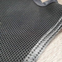 Mesh & Leather Ear Bonnet Fly Veil *xc/vgc, clean, mnr hair, stain?dirt & edge rubs