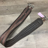 Nylon Web Neoprene Girth, 1x els *gc, clean, rubs, stains, mnr dirt & edge holes, faded