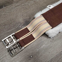 Nylon Web & Fleece Girth, Velcro Liner, 2x els, D Ring *xc, v.mnr dirt & hair