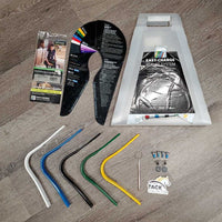 17" Adj *Red - Wide In, Wintec 500 A/P Saddle, 2x Front Velcro Blocks, 4x Billet Guards, COMPLETE Easy Gullet Change System, CAIR Panels, Front & Rear Gusset Panels, Flaps: 15.5"L x 13.5"W Serial #: W 17 07 0064-43 AP 17"