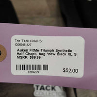 Synthetic Half Chaps, bag *new