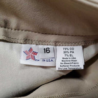 JUNIORS Euroseat Jodphurs, tag *like new, No elastics, v.mnr stain, older?