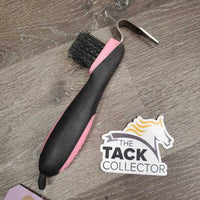 Thick Plastic Hoof Pick, bristle brush *vgc/xc, dirt, mnr rubs