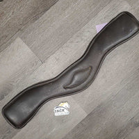 Shoulder Relief Anatomical Padded Dressage Girth, x2 els, center D Ring *vgc, dirty, rubs, hairy seams, faded spots