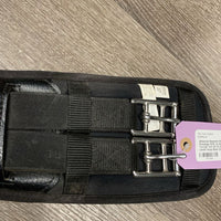 Neoprene Memory Foam Dressage Girth, 2x els, center D Ring *xc/vgc, mnr dirt & stains, missing center strap