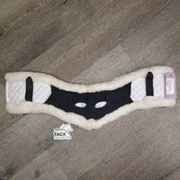 Sheepskin Anatomical Shoulder Relief Dressage - Short Girth Cover, bag *new