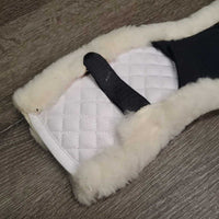 Sheepskin Anatomical Shoulder Relief Dressage - Short Girth Cover, bag *new