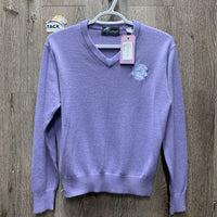 LS V Neck Super Soft Cashmerlon Sweater *vgc, mnr loose thread, rubs & pills