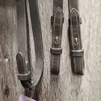 Rsd/FS Hunter Bridle, Wide Noseband, Braided Reins *gc, dirty, dry, rubs, older