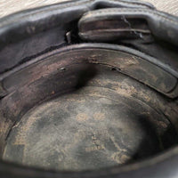 2 Hoof Boots *gc, mnr hair, dirt, rubs, caked dirt inside