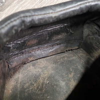 2 Hoof Boots *gc, mnr hair, dirt, rubs, caked dirt inside